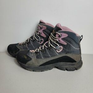 Asolo Horizon 1 Boots GTX Gore-Tex Hiking Trail Pink Gray Womens Size 7